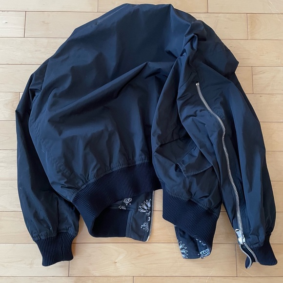 424 cropped reversible bomber - Picture 3 of 4